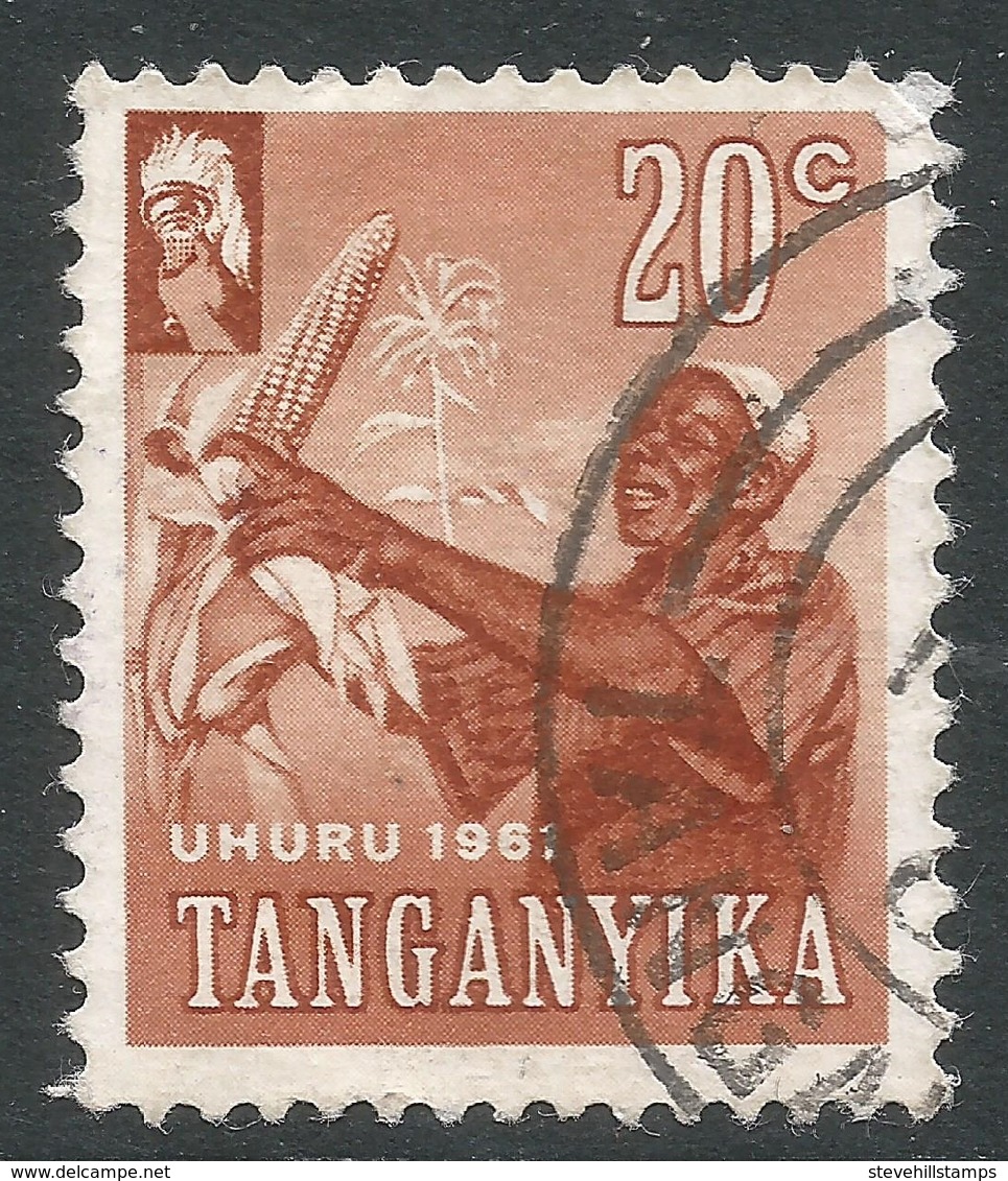 Tanganyika. 1961-64 Independence. 20c Used. SG 111 - Tanganyika (...-1932)