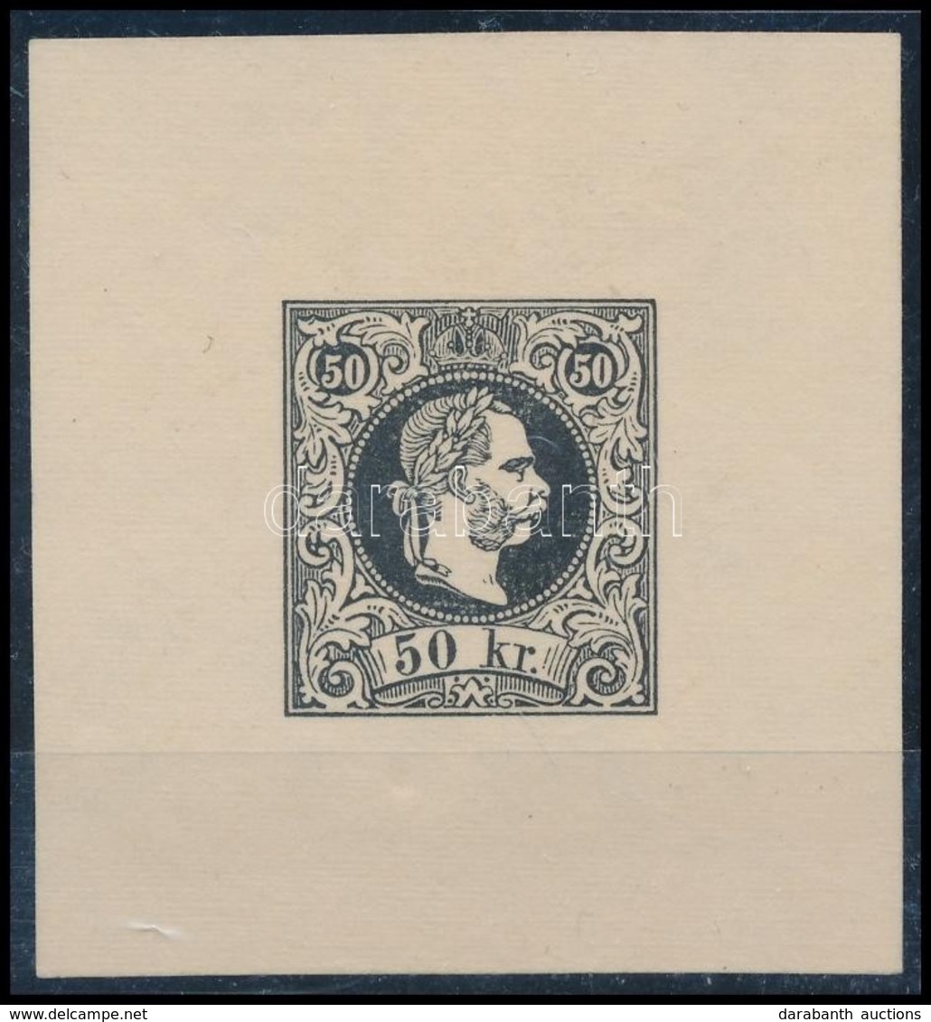 1867 50kr Kropf-féle Feketenyomat - Other & Unclassified