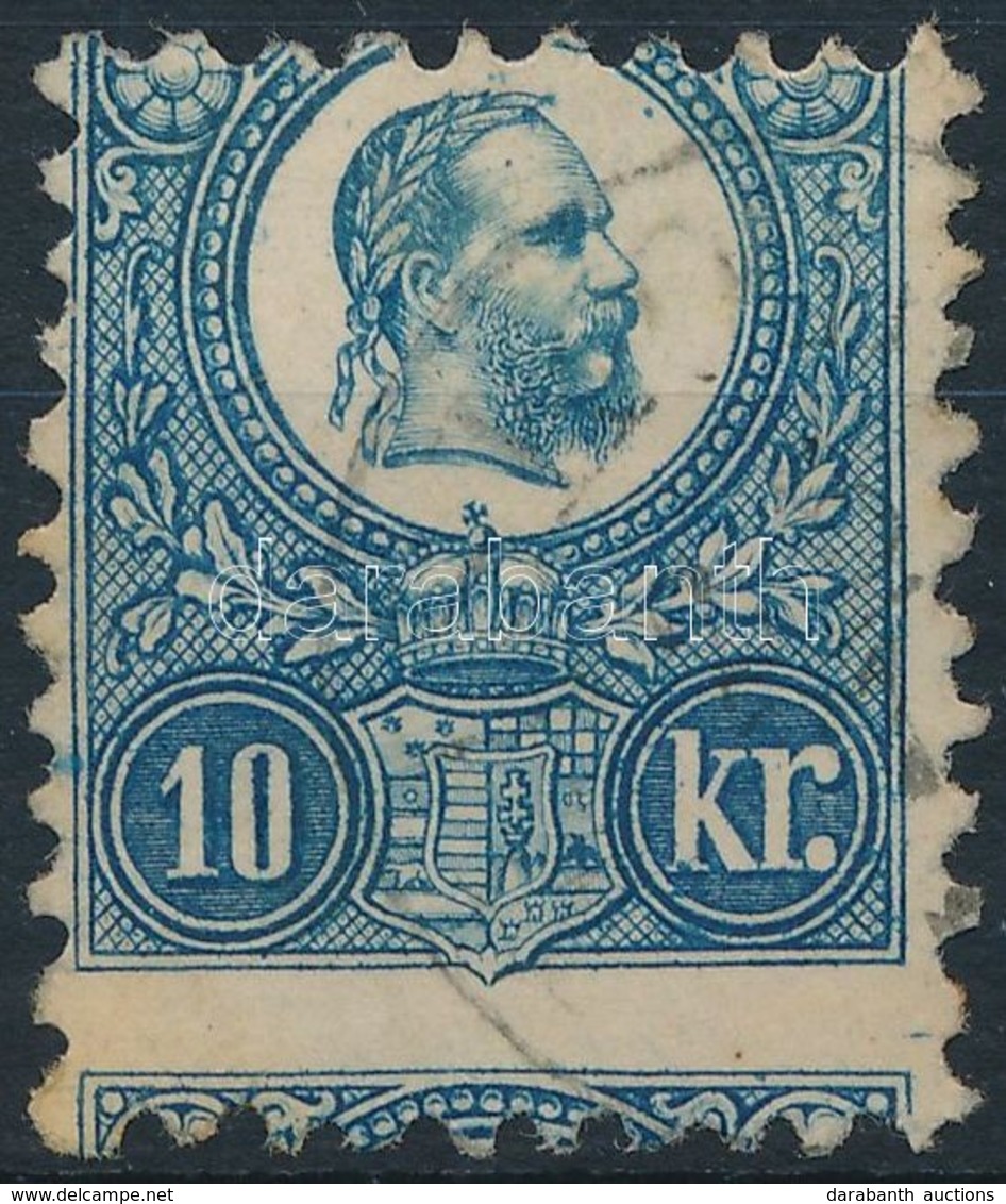 O 1871 Látványos Elfogazott Réznyomat 10kr - Other & Unclassified