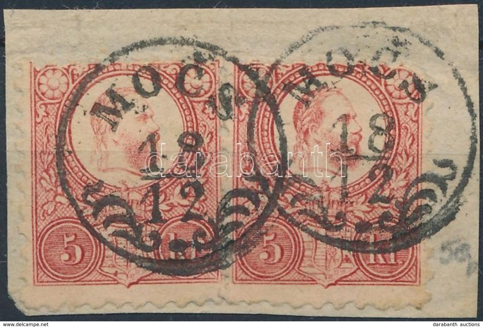 1871 Réznyomat 5kr Pár 'MOCS' - Other & Unclassified