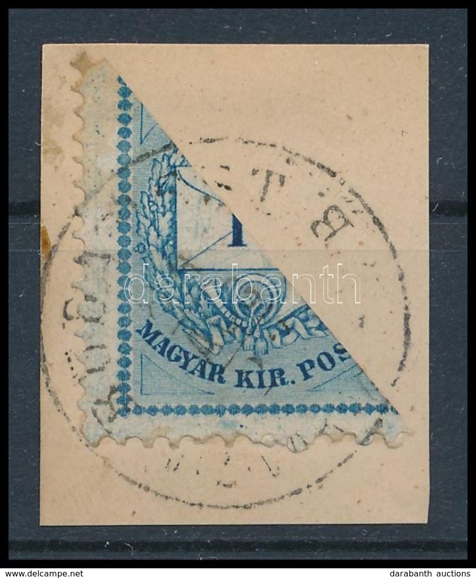 1881 Felezett 10kr Bélyeg - Other & Unclassified