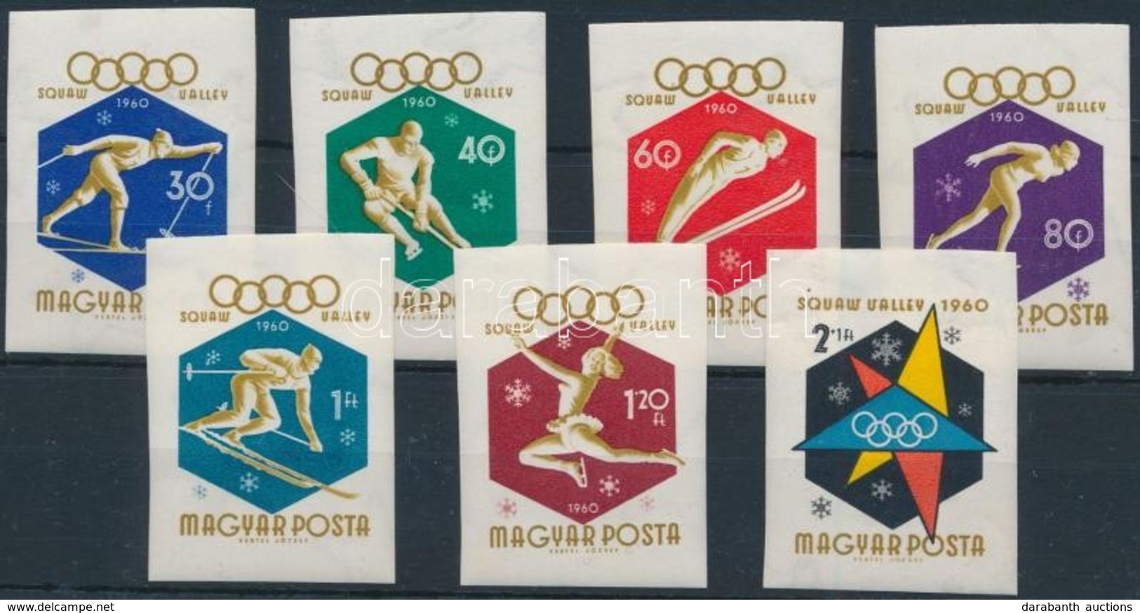 ** 1960 Téli Olimpia Vágott Sor (4.000) - Other & Unclassified