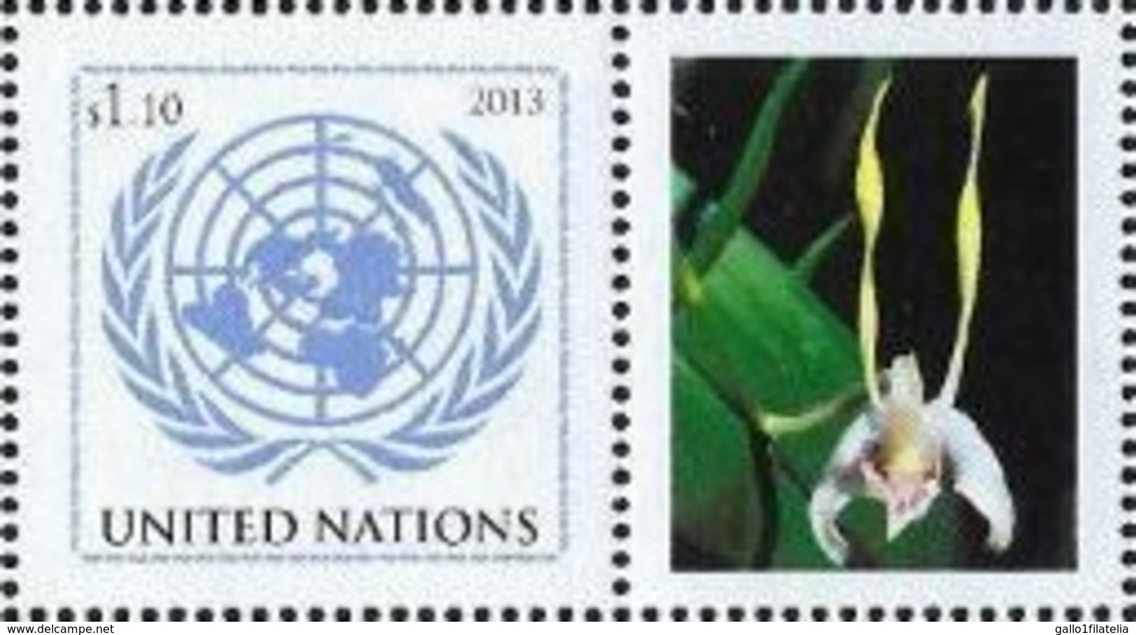 2013 - O.N.U. / UNITED NATIONS - NEW YORK - 40mo ANNIVERSARIO DI CITES / 40th ANNIVERSARY OF CITES. MNH - Nuovi