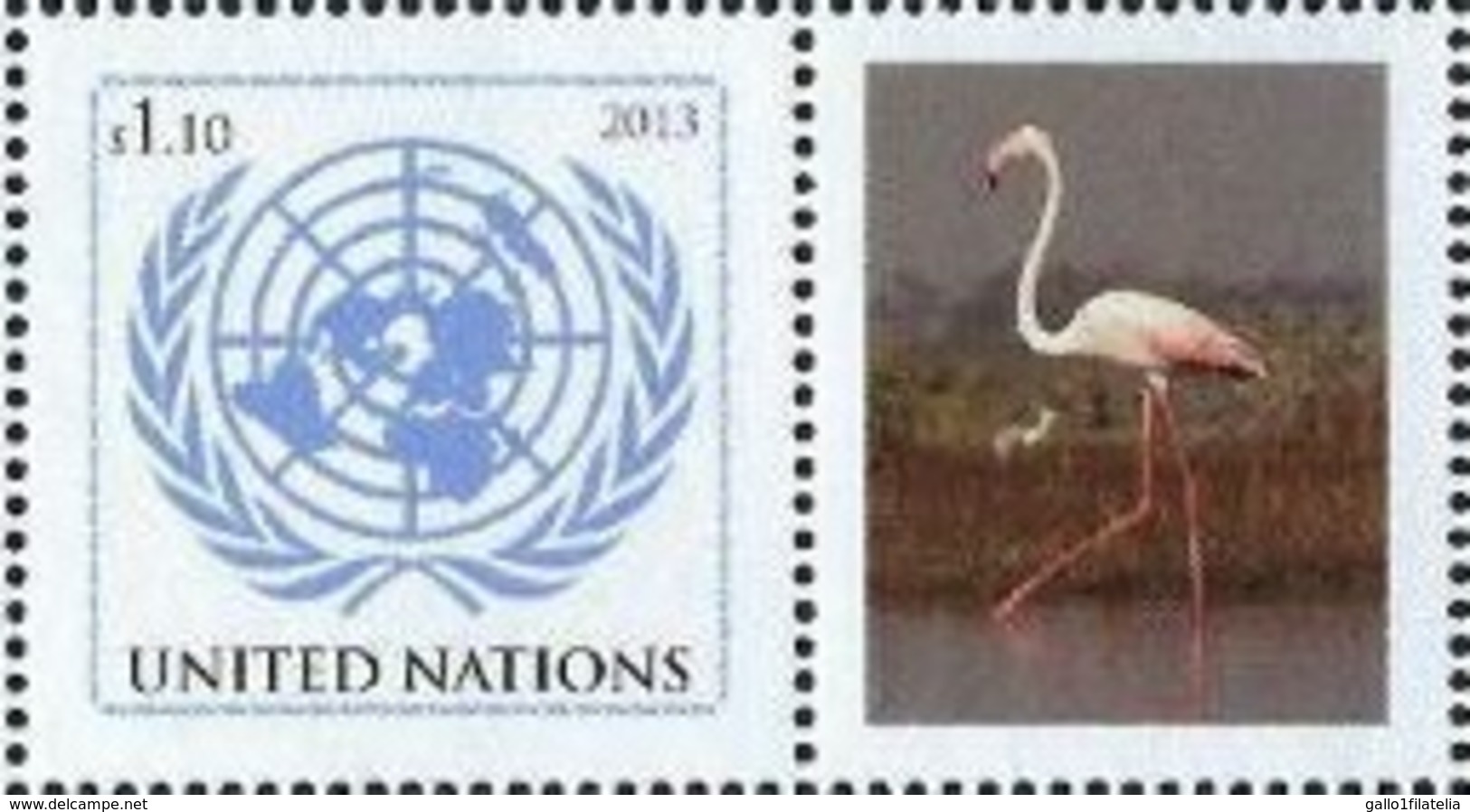 2013 - O.N.U. / UNITED NATIONS - NEW YORK - 40mo ANNIVERSARIO DI CITES / 40th ANNIVERSARY OF CITES. MNH - Nuovi