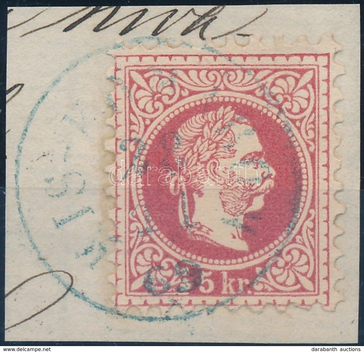 1867 5kr Kék / Blue 'KIS-KOMÁROM'  (Gudlin 800 Pont) - Other & Unclassified