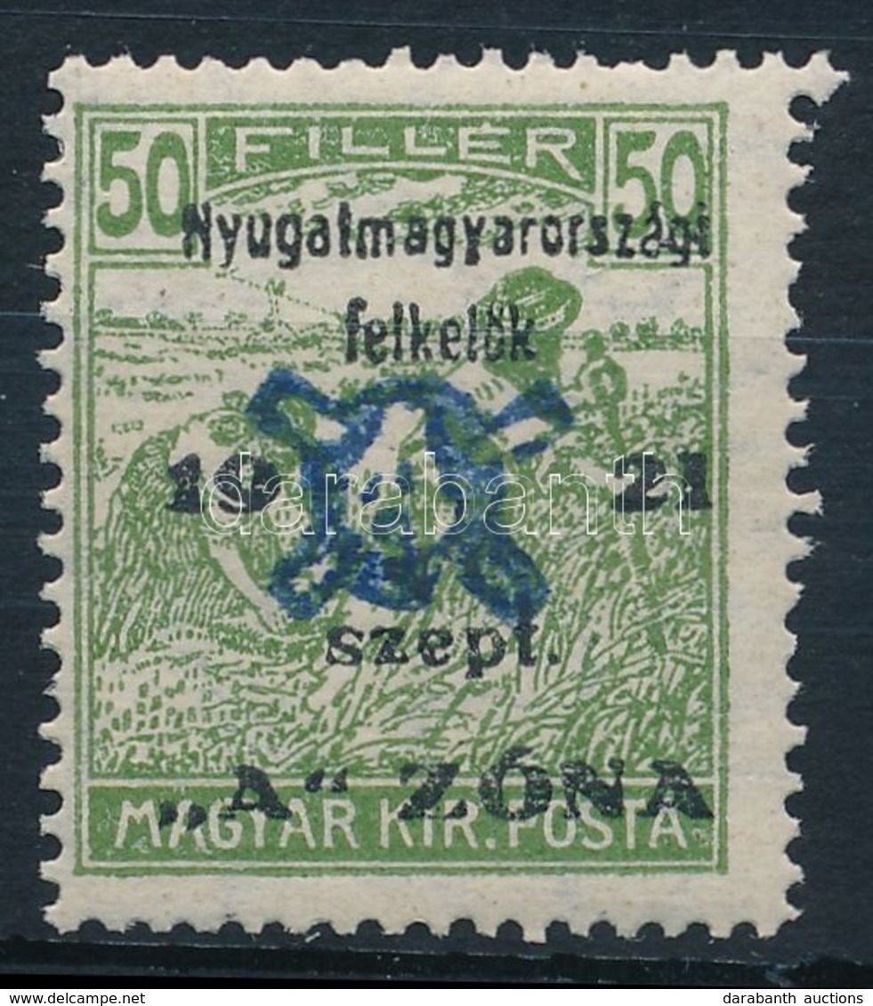 ** Nyugat-Magyarország II. 1921 Arató 50f Garancia Nélkül (18.000) - Other & Unclassified