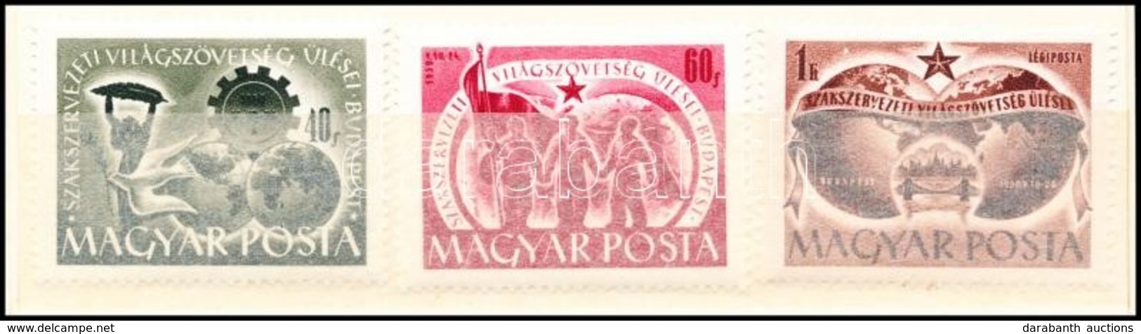 ** 1950 2 Szakszervezet Sor 2 Postai Ajándék Tokban - Other & Unclassified