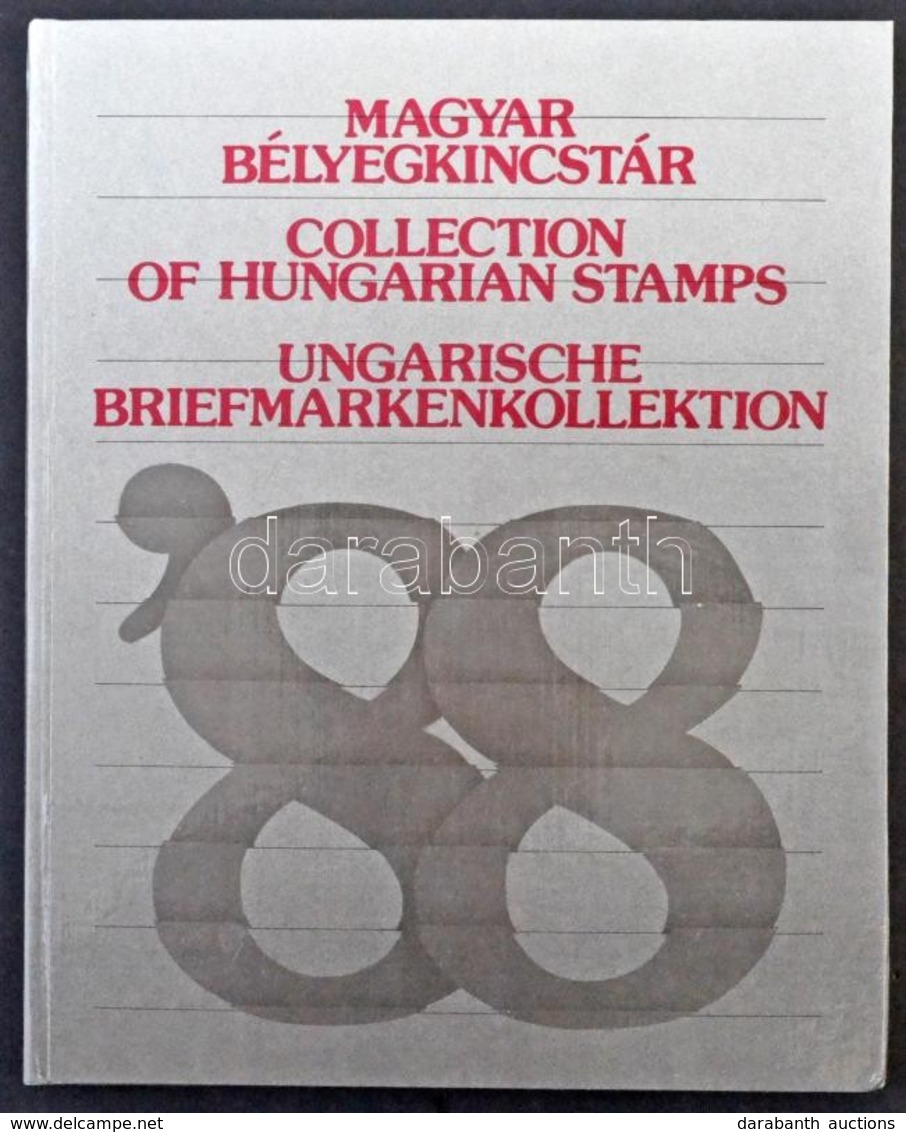 ** 1988 Szürke Bélyegkincstár, Benne A Különleges Blokk és A Karácsony Bélyeg Ajándék Változata - Other & Unclassified