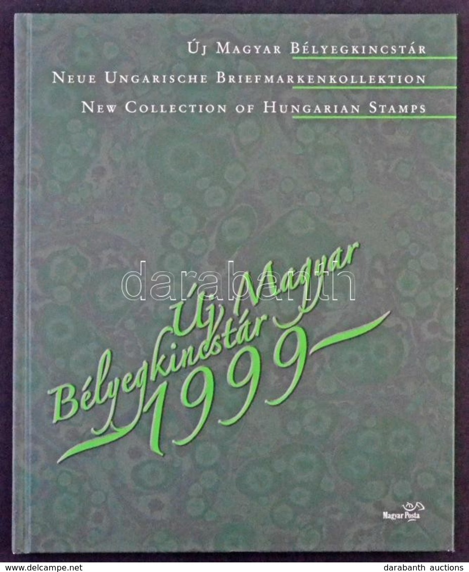 ** 1999 Új Magyar Bélyegkincstár Benne Az Ázsia állatai Blokk Fekete Nyomata Piros Sorszámmal (110.000) / Year Book Incl - Other & Unclassified