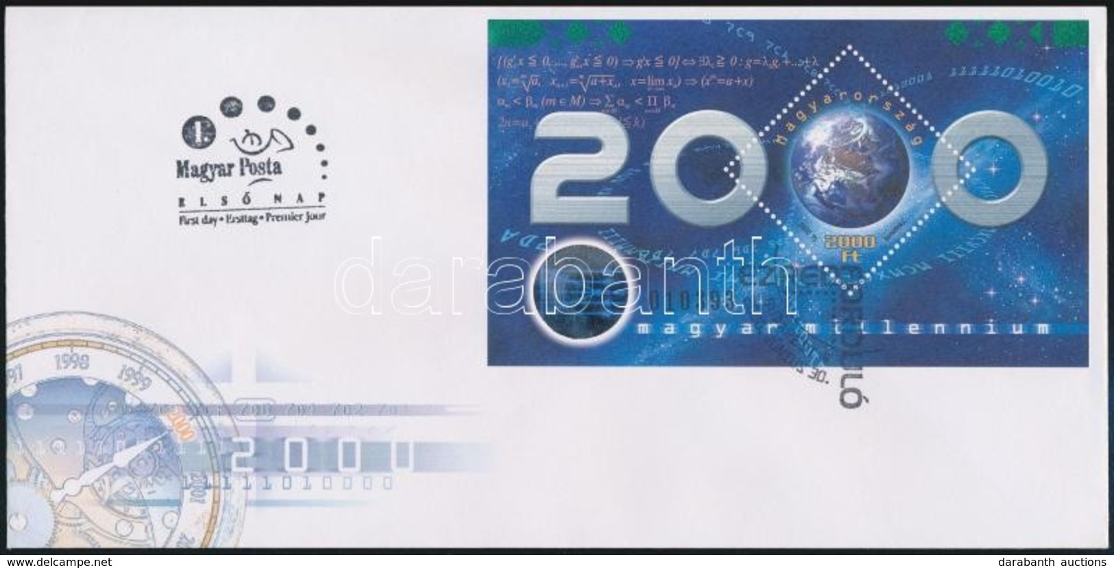 2000 Magyar Millennium Blokk FDC - Other & Unclassified