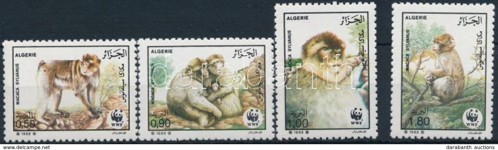 ** 1988 WWF: Majmok Sor Mi 972-975 - Other & Unclassified