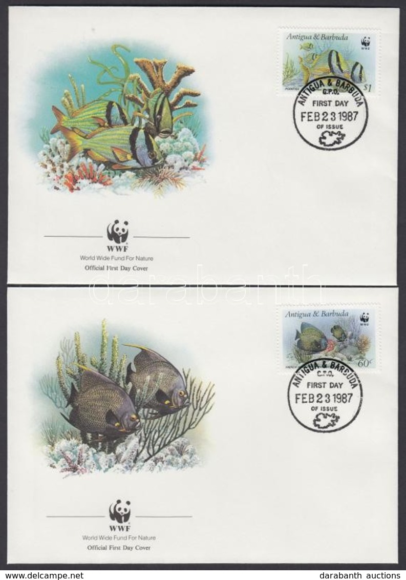 1987 WWF Halak Sor Mi 1010-1013 4 FDC - Other & Unclassified