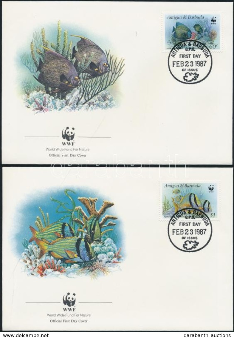 1987 WWF Halak Sor Mi 1010-1013 4FDC-n - Other & Unclassified