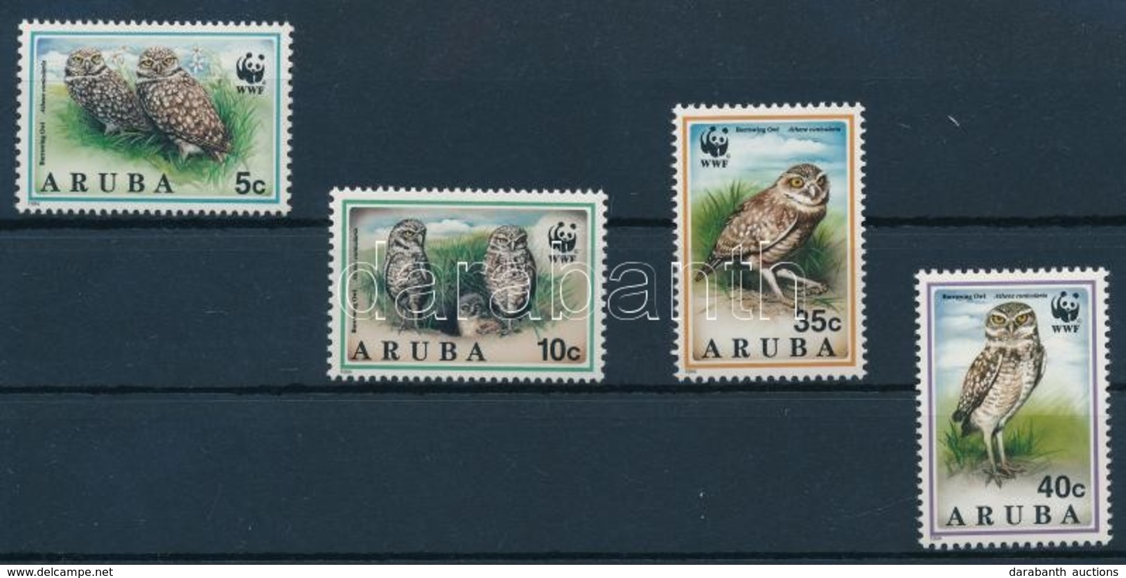 ** 1994 WWF: Baglyok Sor 4 Db FDC-n + Sor Mi 134-137 - Other & Unclassified