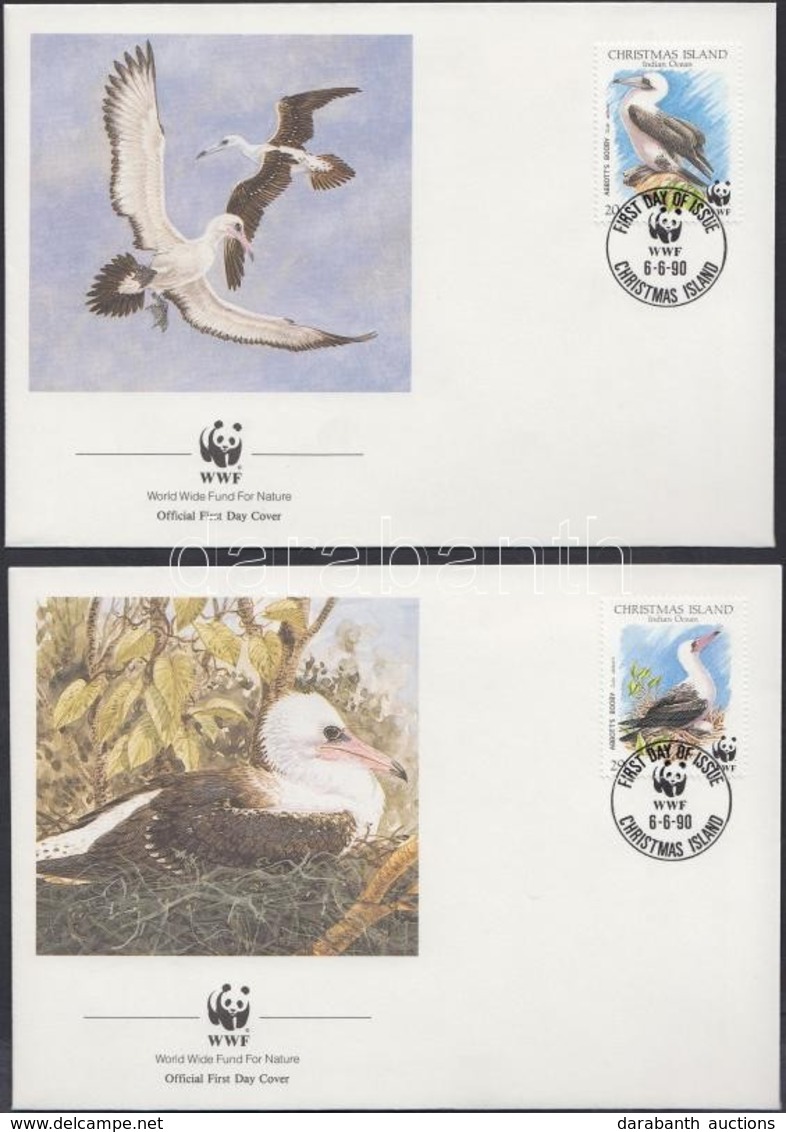 1990 WWF Szula Sor Mi 303-306 4 FDC - Other & Unclassified