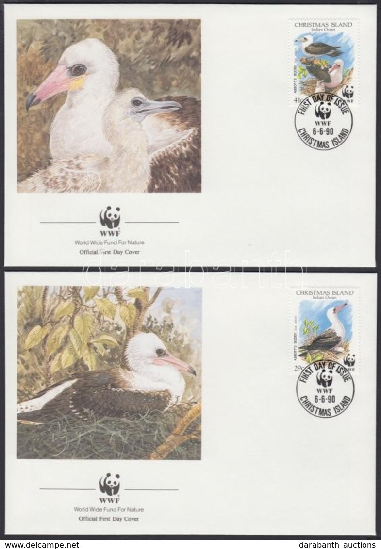 1990 WWF: Madarak Sor 4 Db FDC-n Mi 303-306 - Other & Unclassified