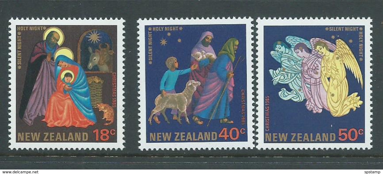 New Zealand 1985 Christmas Set Of 3 MNH - Unused Stamps