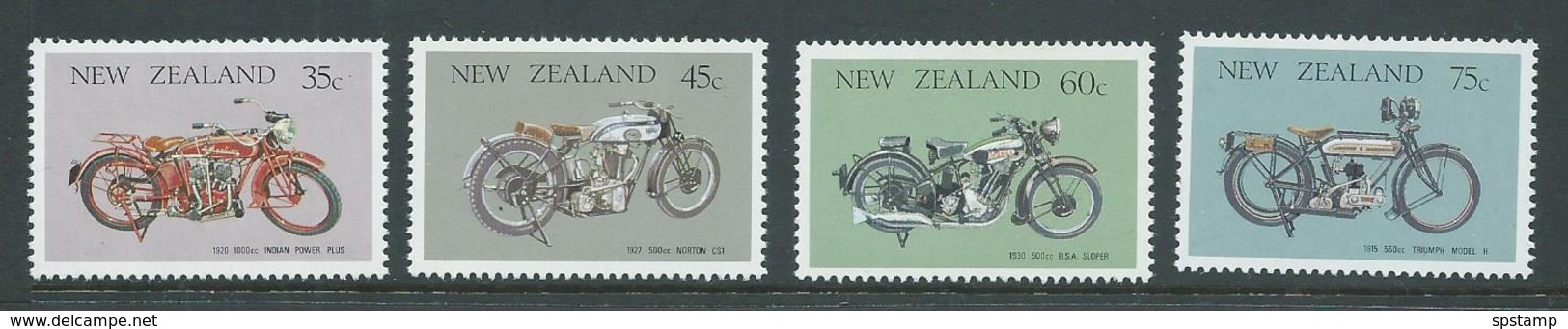 New Zealand 1986 Motor Cycle Set Of 4 MNH - Unused Stamps