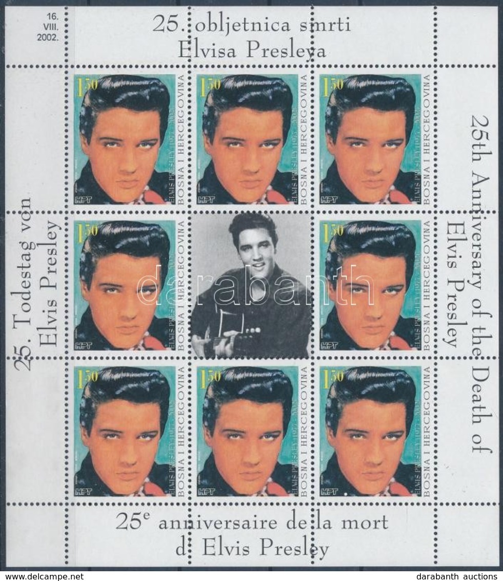 ** 2002 Elvis Presley Mi 95 Kisív - Other & Unclassified
