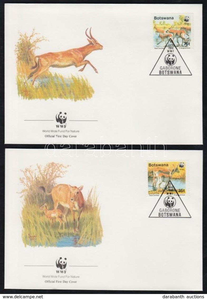 1988 WWF: Antilopok Sor 4 Db FDC-n Mi 431-434 - Other & Unclassified