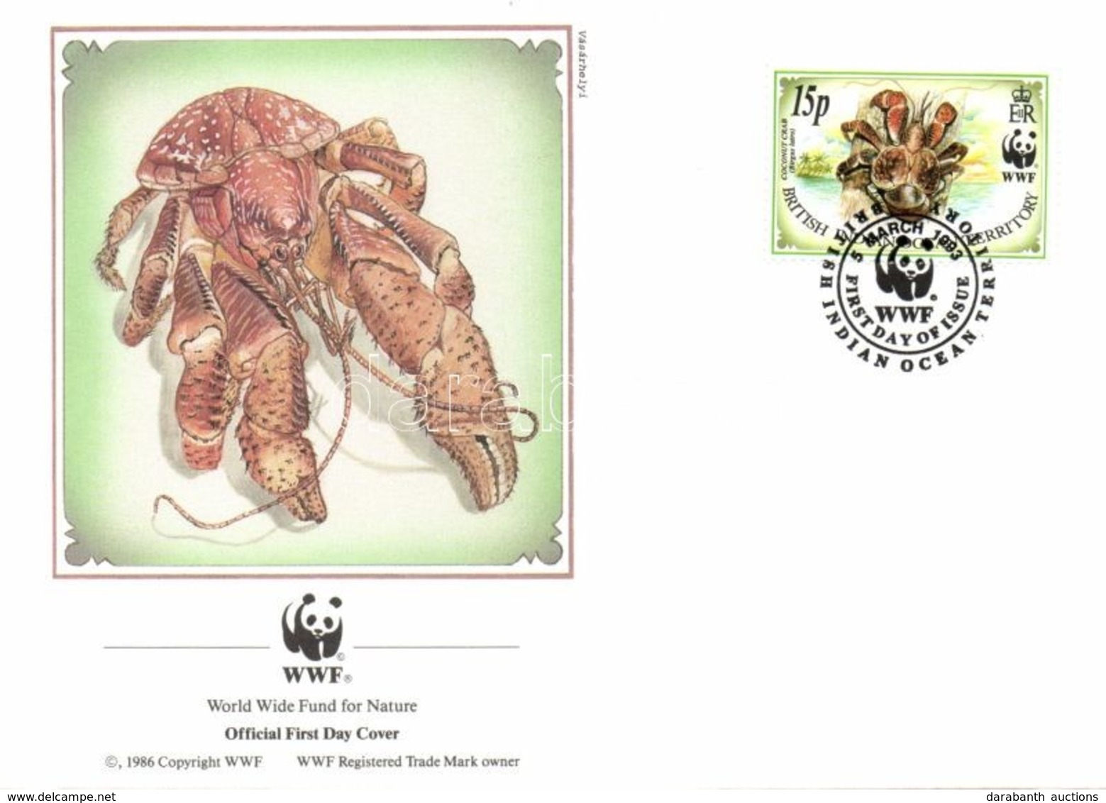 1993 WWF Rák 4 FDC Mi132-135 - Other & Unclassified