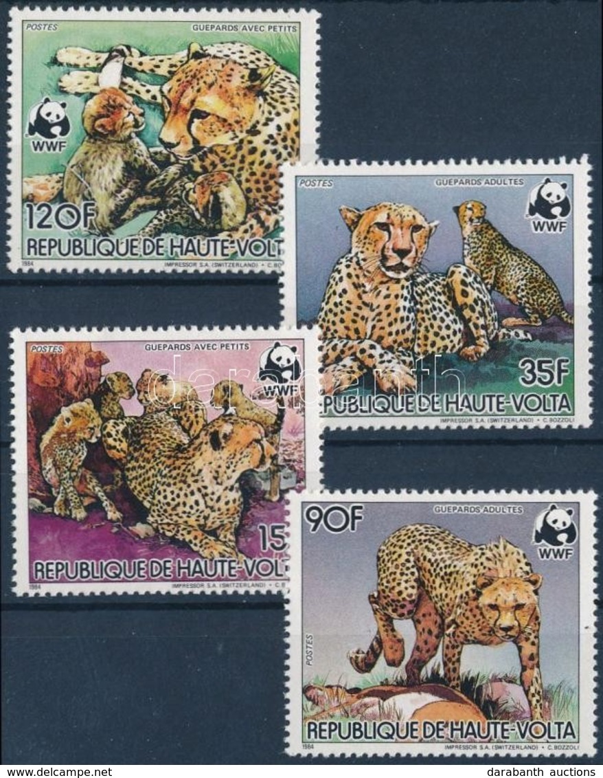 ** 1984 WWF Gepárd Sor Mi 957-960 A - Other & Unclassified