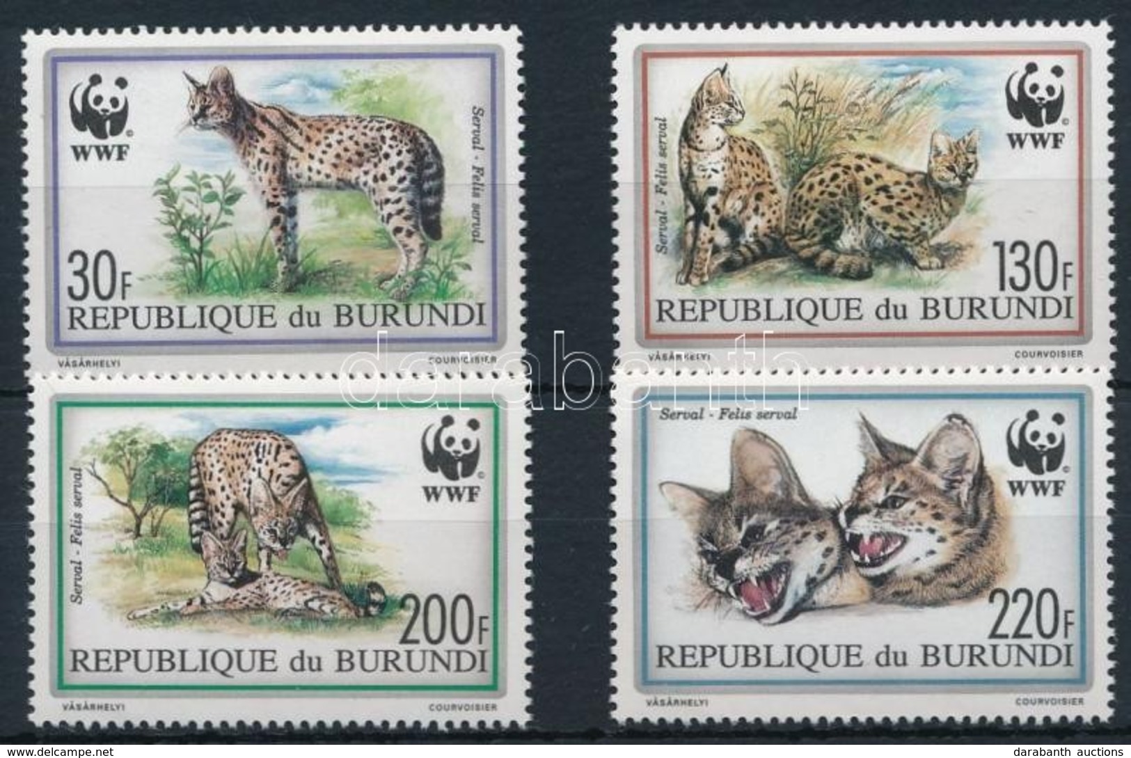 ** 1992 WWF: Szervál Sor Mi 1758-1761 - Other & Unclassified