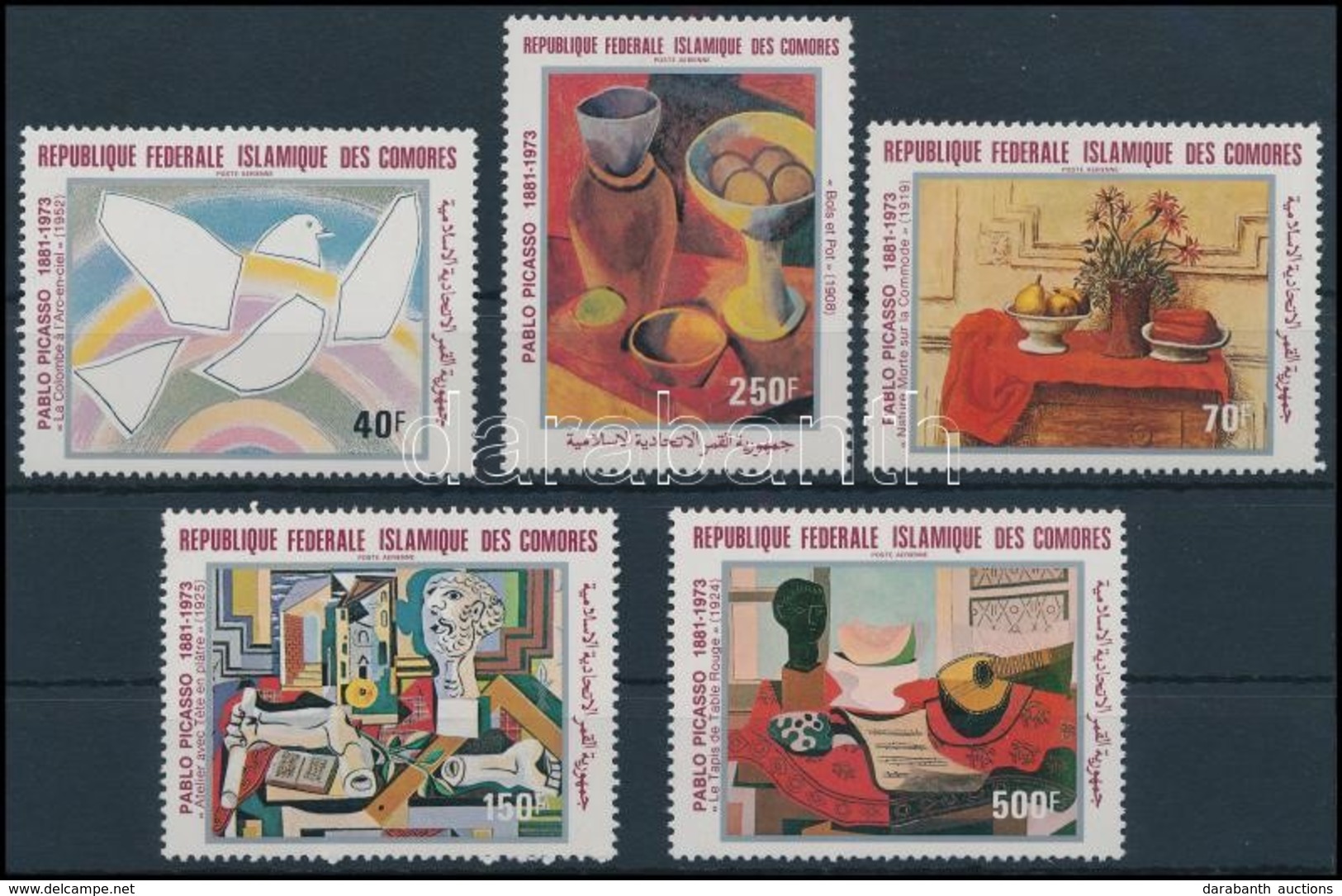 ** 1981 Picasso, Festmények Sor,
Picasso, Paintings Set
Mi 620-624 - Other & Unclassified