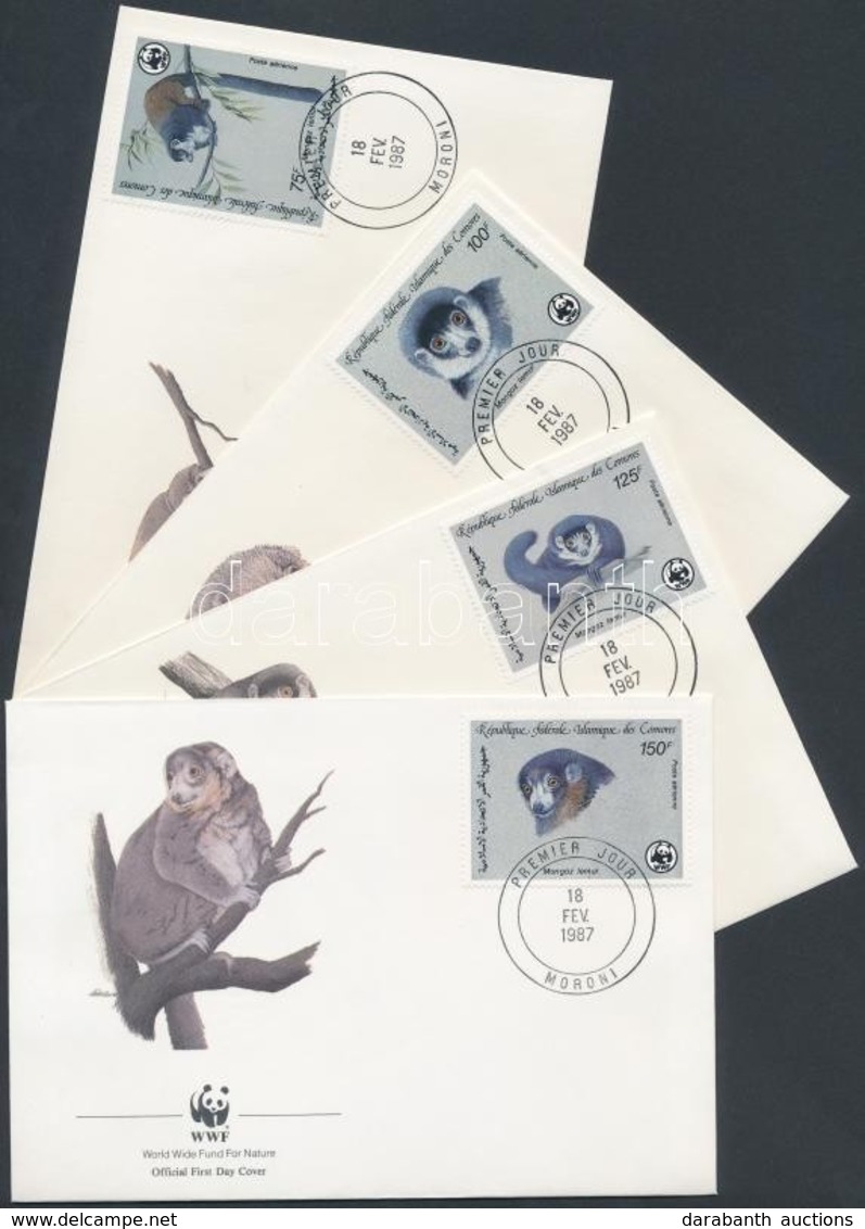 1987 WWF: Hamvas Maki Sor 4 Db FDC-n Mi 792-795 - Other & Unclassified