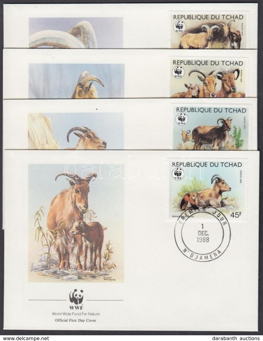 1988 Sörényes Juh Sor Mi 1171-1174 4 FDC - Other & Unclassified