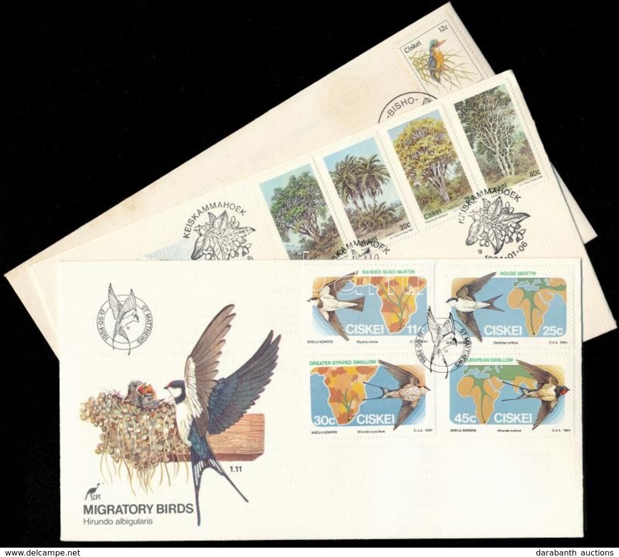 1984-1985 3 Db FDC Mi 52-55, 61-64, 74 - Other & Unclassified