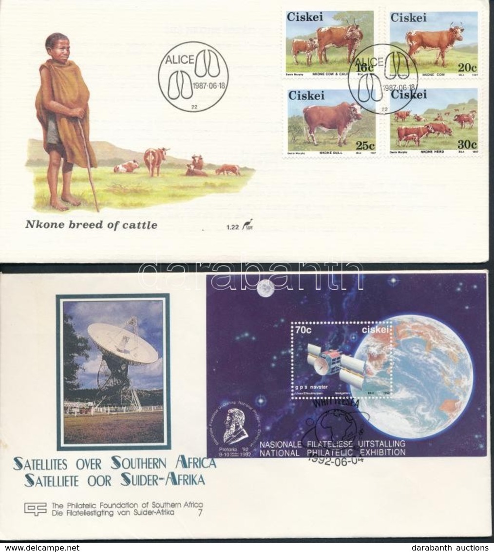 1987/1992 2 Db FDC - Other & Unclassified