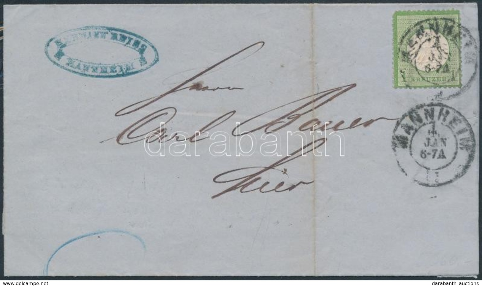 1873 Mi 7 Levélen / On Cover - Other & Unclassified