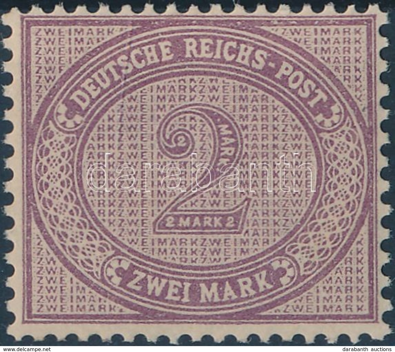 ** 1875 Mi 37a ND 1899-es újnyomat / Reprint From 1899 (Mi EUR 1.200.-) Certificate: Wiegand - Autres & Non Classés