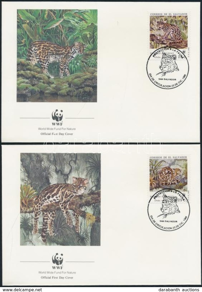 1988 WWF: Kistestű Macskák Sor Mi 1734-1737 4 Db FDC-n - Other & Unclassified