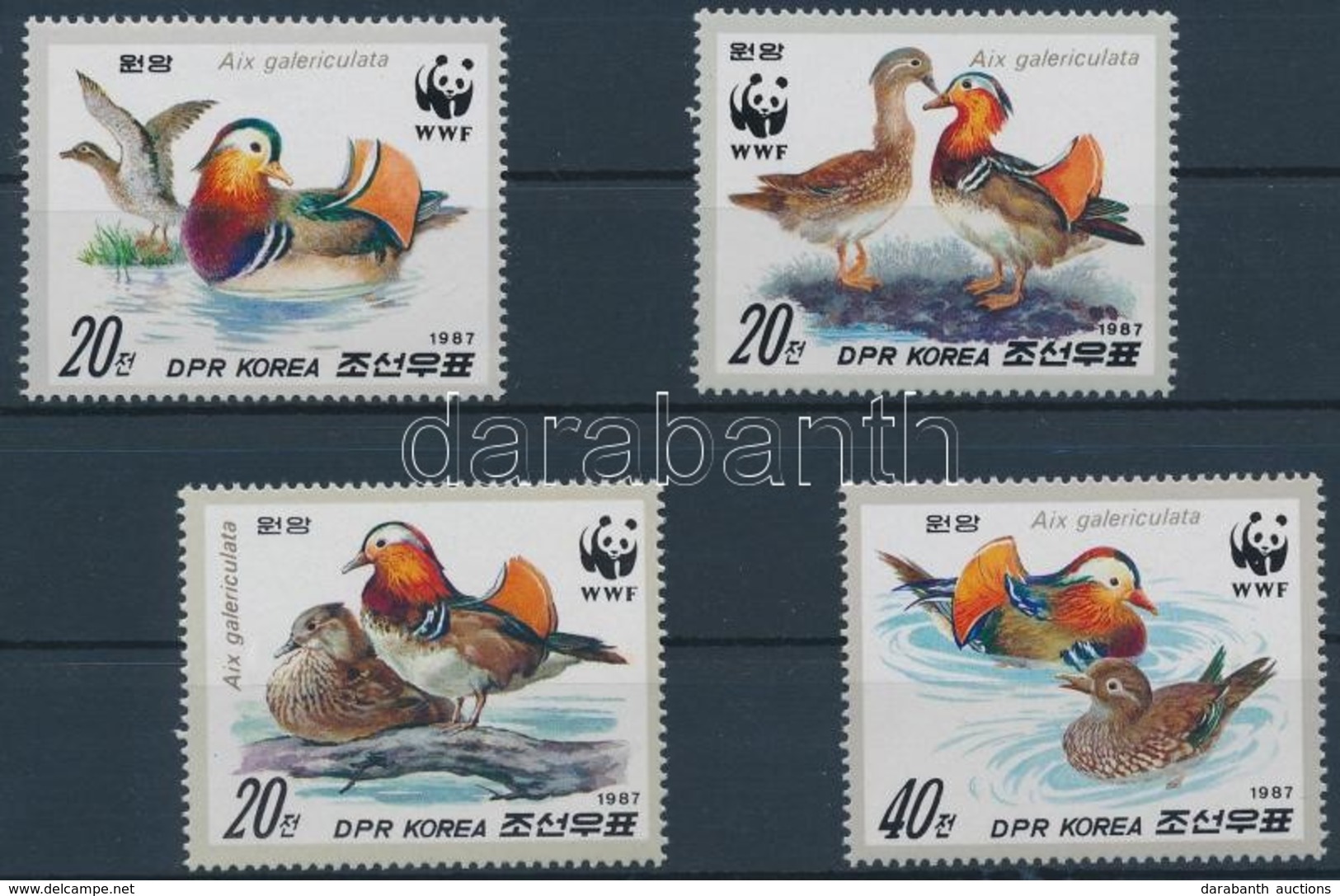 (*) 1987 WWF Mandarin Kacsa Sor Mi 2865-2868 - Other & Unclassified