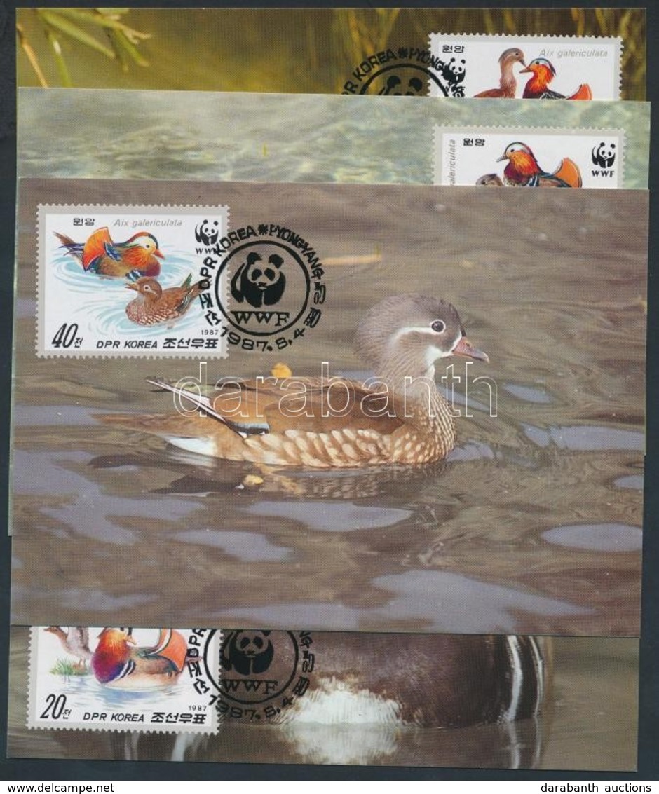 1987 WWF Mandarin Kacsa Sor Mi 2865-2868 4 CM - Other & Unclassified