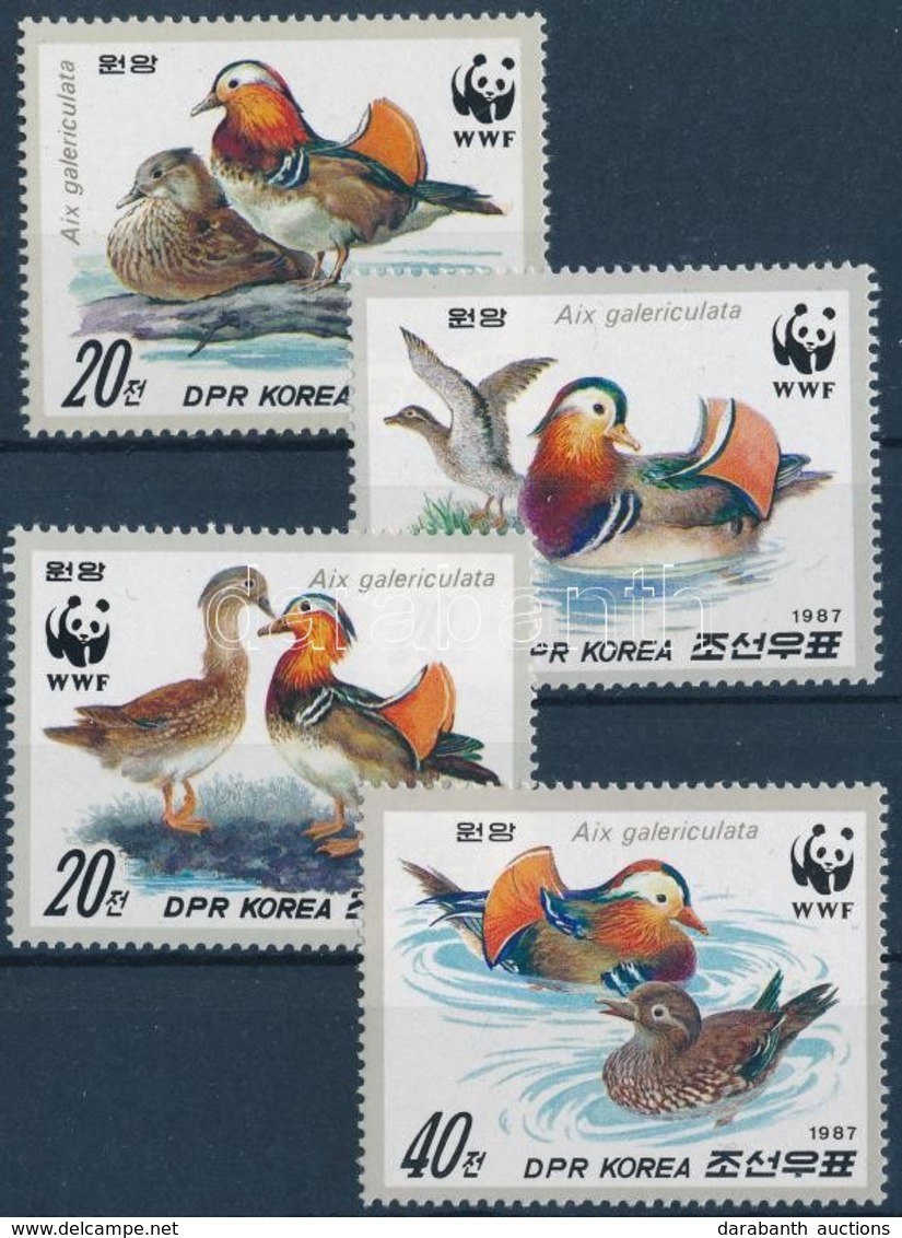 ** 1987 WWF: Mandarinréce Sor Mi 2865-2868 - Other & Unclassified