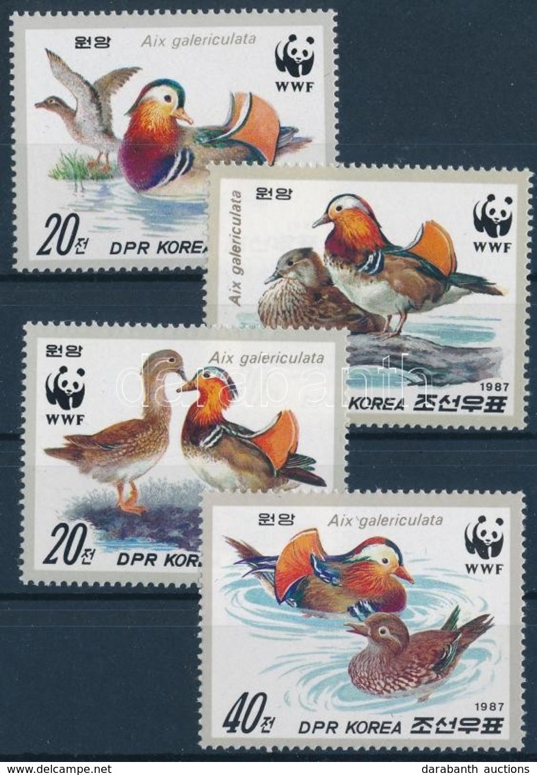 ** 1987 WWF: Mandarinréce Sor Mi 2865-2868 - Other & Unclassified