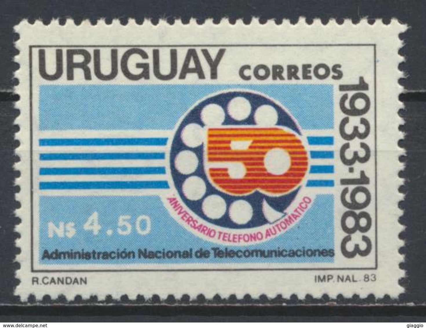 °°° URUGUAY - Y&T N°1137 - 1984 MNH °°° - Uruguay