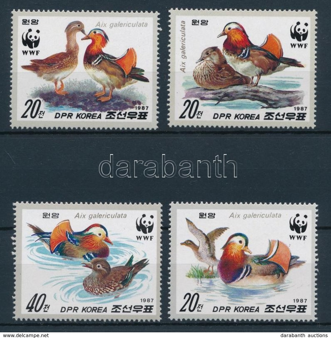 ** 1987 WWF: Mandarinréce Sor Mi 2865-2868 - Andere & Zonder Classificatie