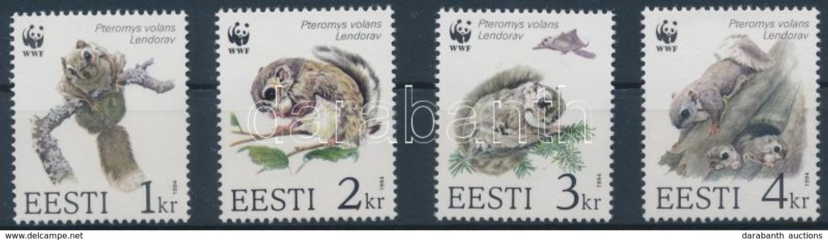 ** 1994 WWF Repülőmókus Sor + 4 FDC Mi 229-232 - Other & Unclassified