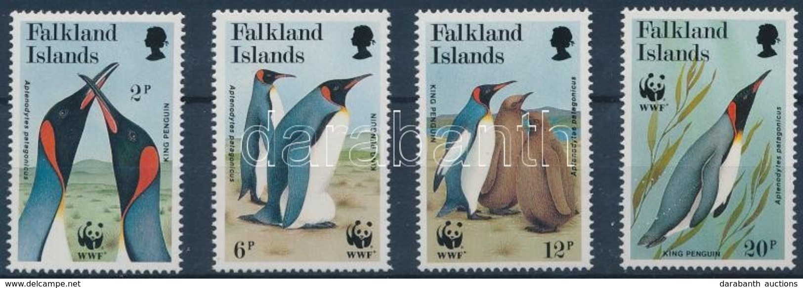 ** 1991 WWF: Király Pingvin Sor Mi 538-541 - Other & Unclassified