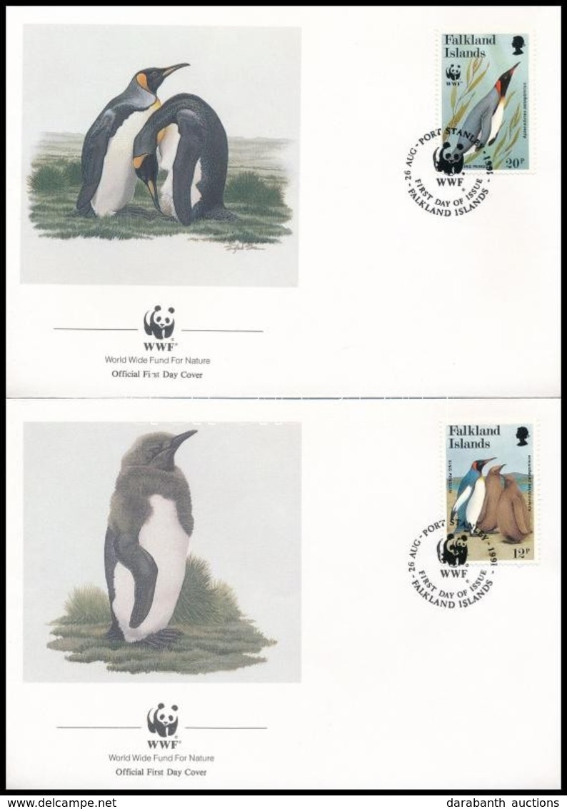 1991 WWF: Pingvin 4 Db FDC Mi 538-541 - Other & Unclassified