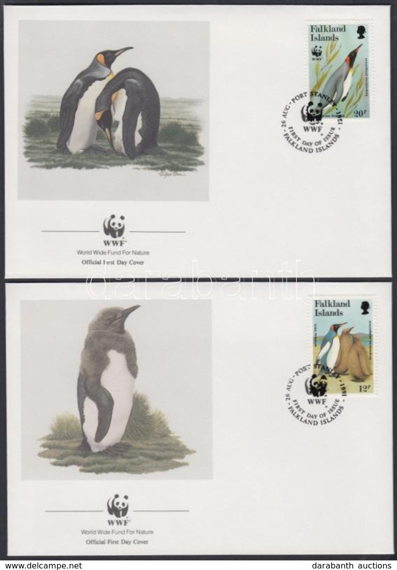 1991 WWF: Pingvinek Sor 4 Db FDC-n Mi 538-541 - Other & Unclassified