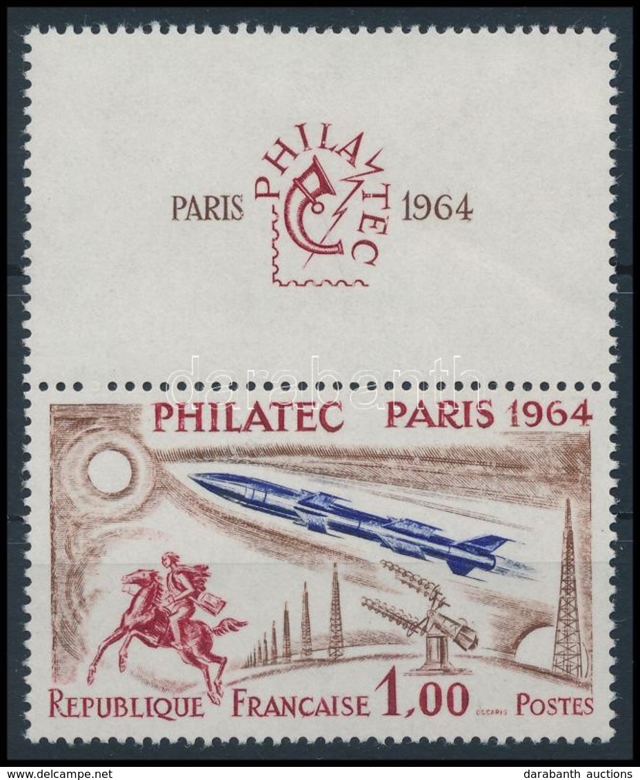 ** 1964 'Philatec' Kiállítás, Párizs (III) Szelvényes Bélyeg,
'Philatec' Kiállítás, Párizs (III) Stamp With Coupon
Mi 14 - Andere & Zonder Classificatie