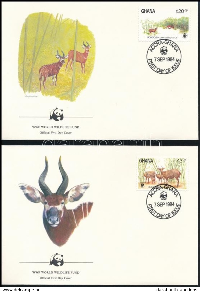 1984 WWF Sor Mi 1060-1063 4 Db FDC-n - Other & Unclassified