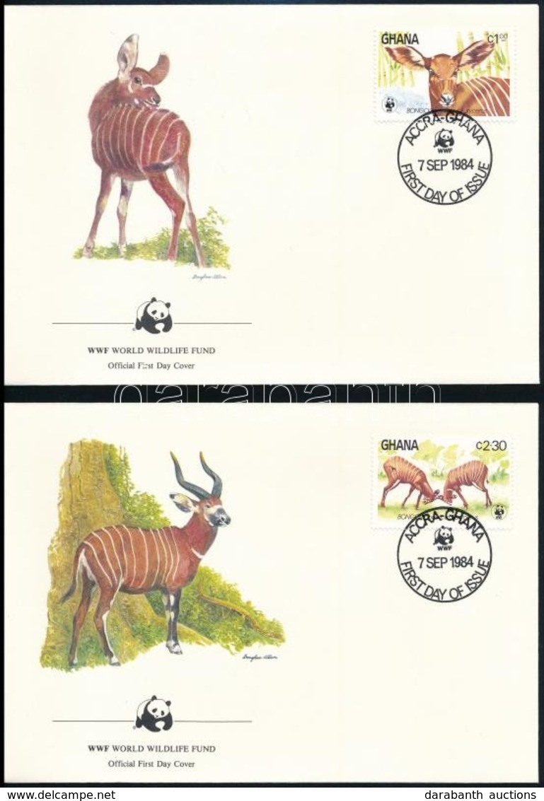 1984 WWF Sor Mi 1060-1063 4 Db FDC-n - Other & Unclassified