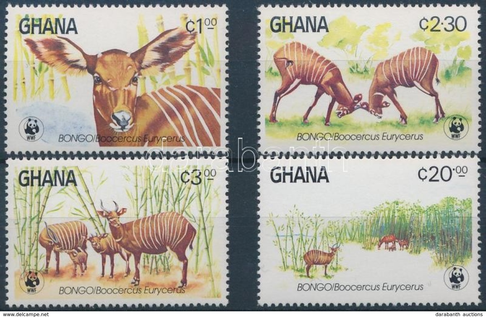 ** 1984 WWF: Bongo Sor Mi 1060-1063 - Other & Unclassified