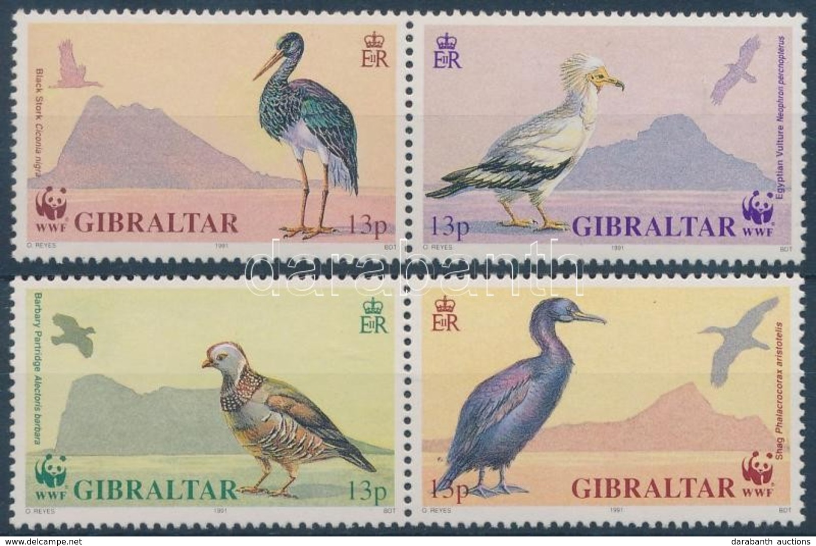 ** 1991 WWF Madarak 2 Pár + 4 FDC Mi 619-622 - Other & Unclassified